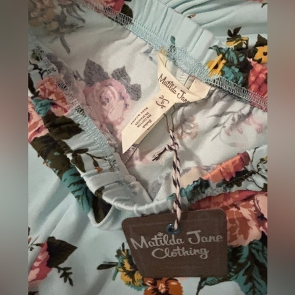Matilda Jane Girls‎ Wonderment Special Day Big Ruffles Pants 8 NWT MJC Floral - Picture 3 of 3